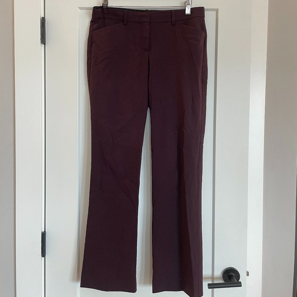 THEORY Suit Pants Size 6 (Purple/Eggplant)